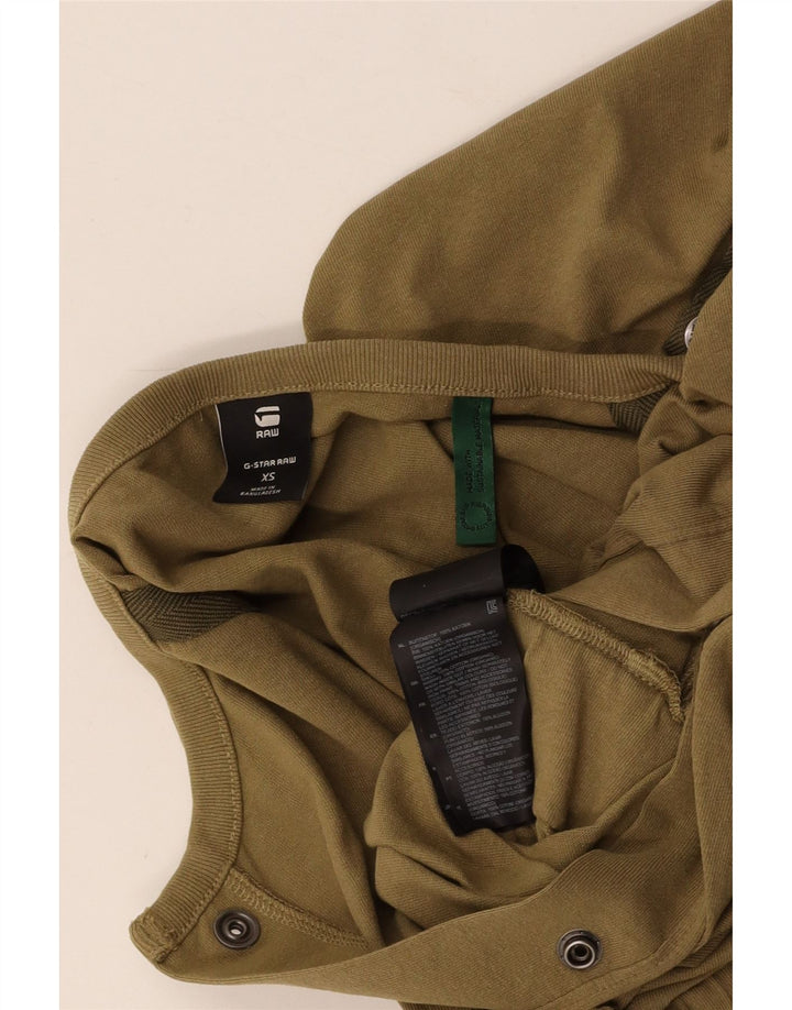 G-STAR Damen Übergroßer ärmelloser Overall UK 6 XS Khaki Baumwolle