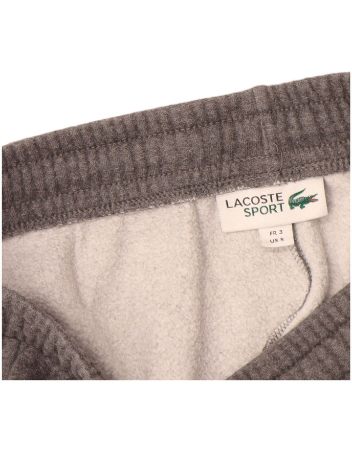 Lacoste Herren-Trainingshose, Jogginghose, Größe 3, klein, graue Baumwolle
