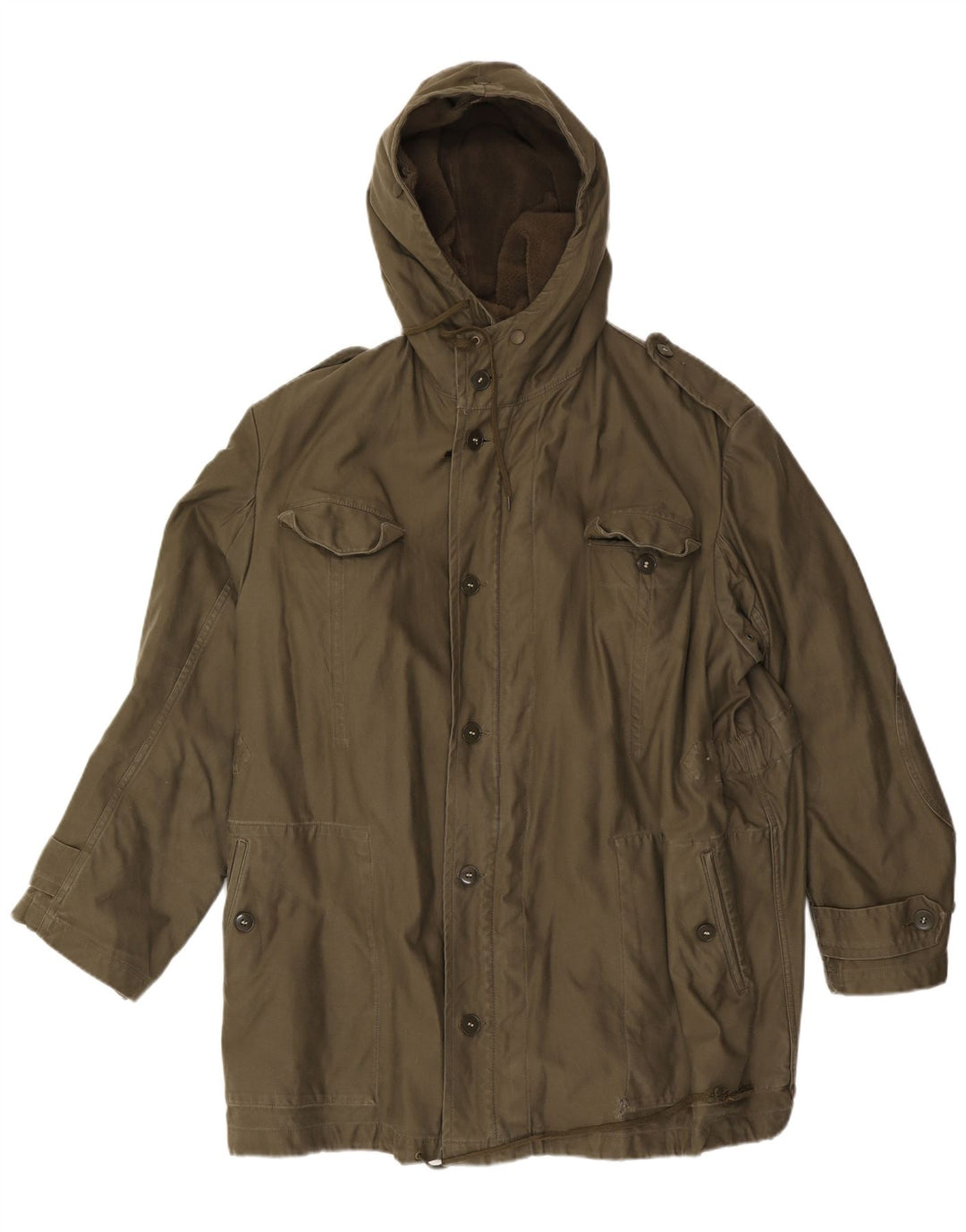 Herren-Militär-Parka mit Kapuze, UK 42 XL