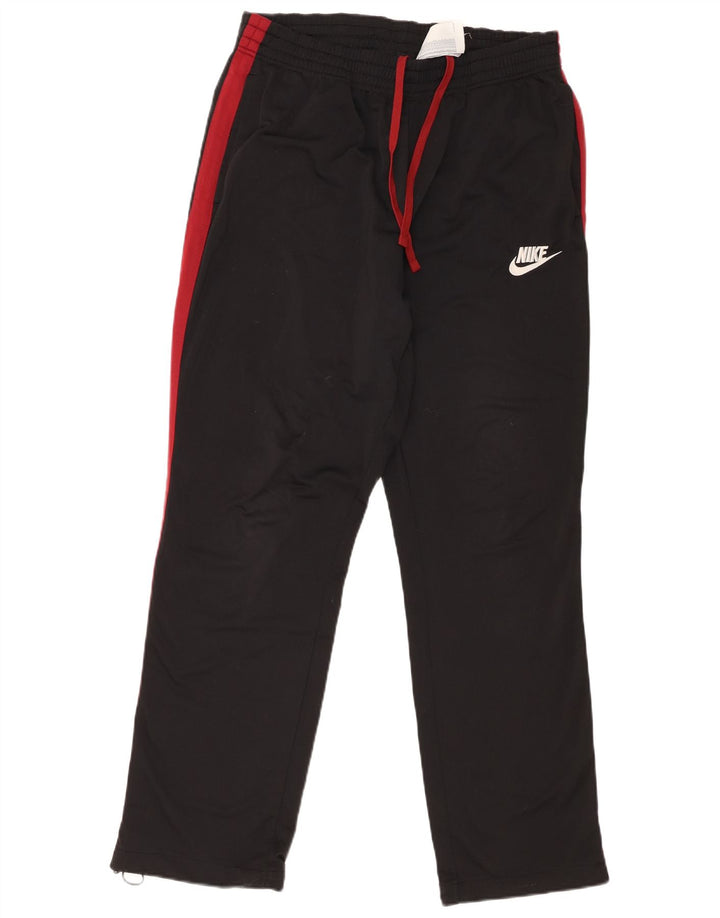 Nike Herren-Trainingshose XL, schwarzes Colourblock-Polyester