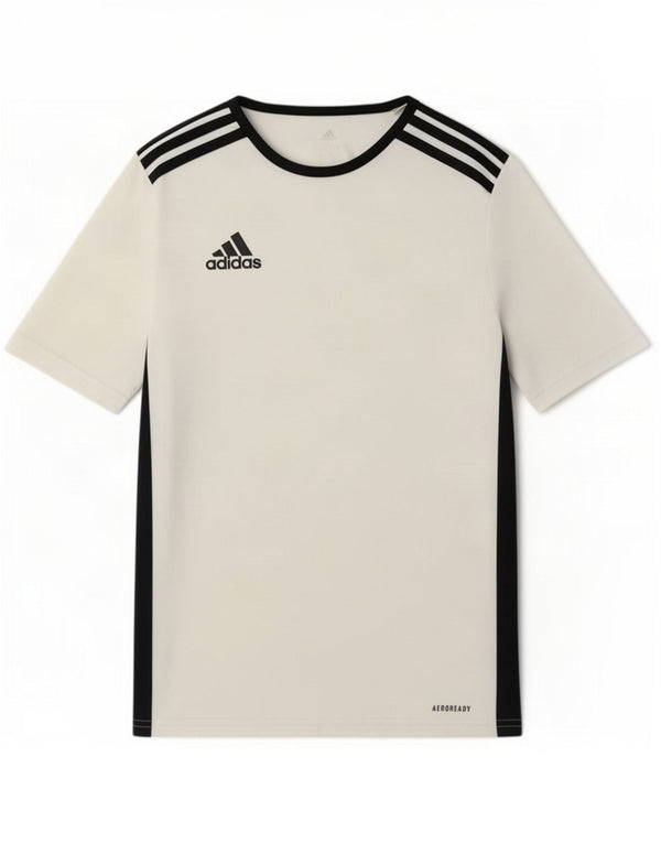 Adidas Jungen Aeroready T-Shirt Top 13–14 Jahre, weißes Polyester