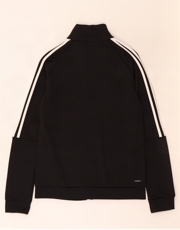 Adidas Womens Climalite Tracksuit Top Jacket UK 12/14 Medium Black