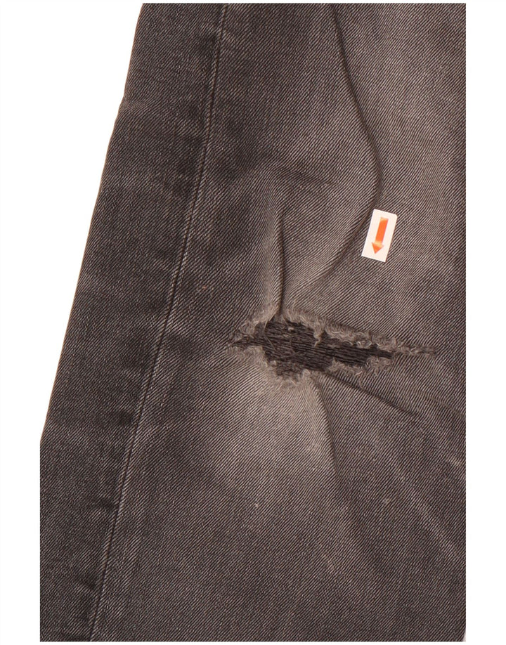 Lee Herren Luke Slim Jeans W32 L30 Graue Baumwolle