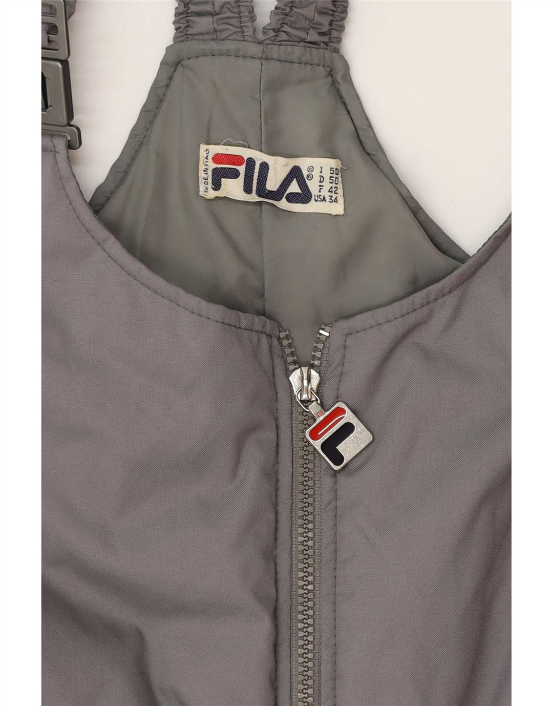 Fila Herren ärmelloser Skioverall IT 50 Large Grau