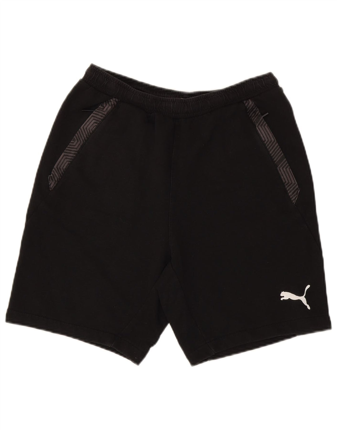 Puma Herren Sport Shorts Small Schwarz Baumwolle