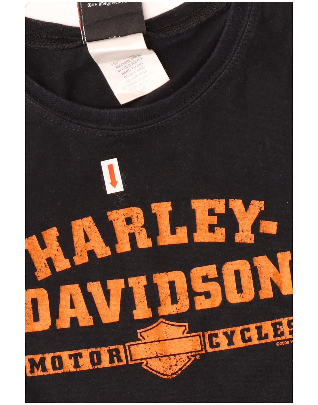 HARLEY DAVIDSON Grafik-T-Shirt für Damen, UK 12, mittelschwarz, Baumwolle