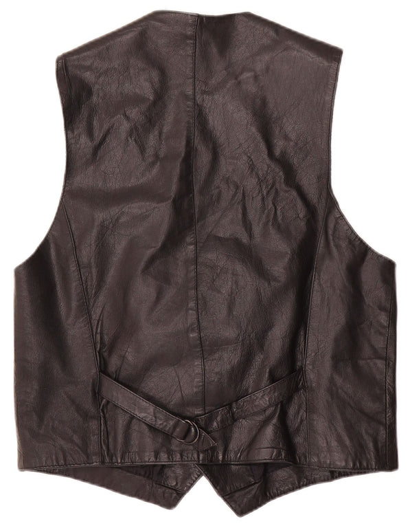 Conbipel Herren Lederweste IT 52 Large Schwarz