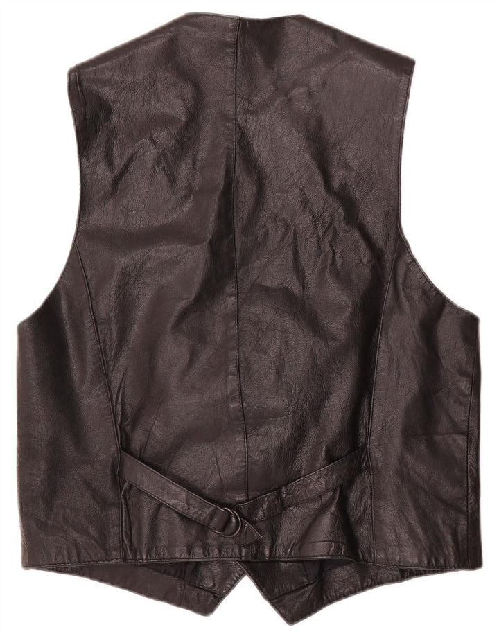 Conbipel Herren Lederweste IT 52 Large Schwarz