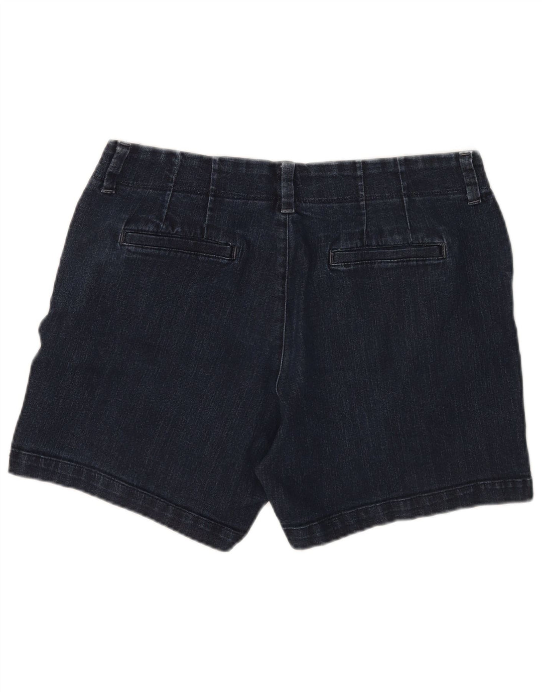 LEE Damen-Jeansshorts mit mittelhohem Bund, US 12, Größe L W34, marineblaue Baumwolle