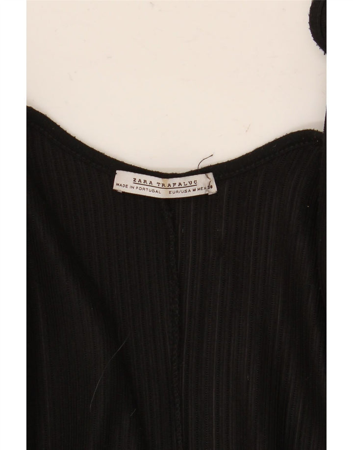 Zara Damen-Oversize-Poncho-Cardigan-Oberteil, UK-Gr. 14, Mittelschwarz