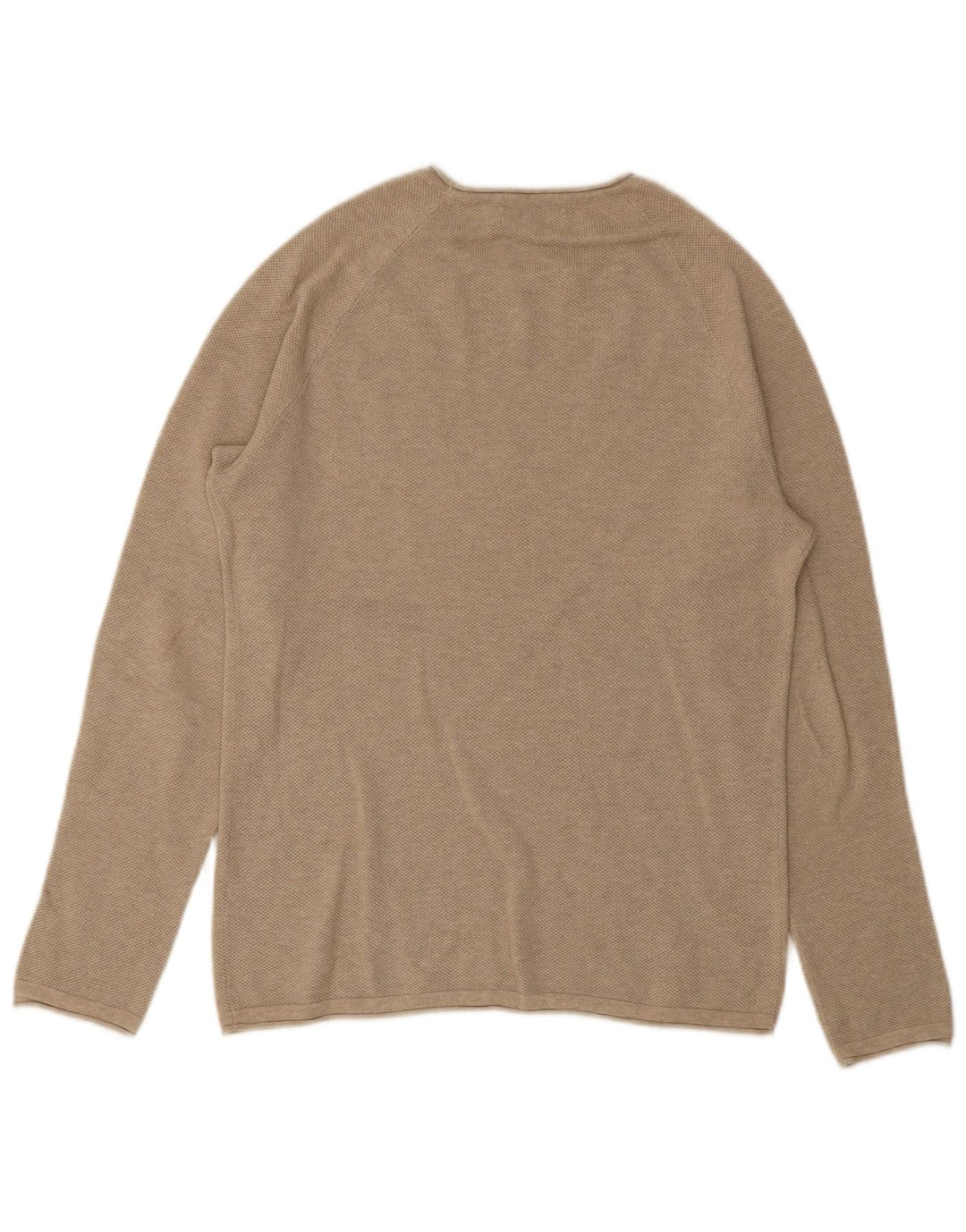 Jack & Jones Herren-Pullover mit U-Boot-Ausschnitt, Größe S, Beige