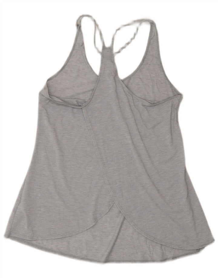 Athleta Damen Weste Top UK 10 Small Grau Polyester