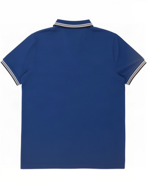 Hugo Boss Mens Modern Fit Polo Shirt 2XL Blue Cotton