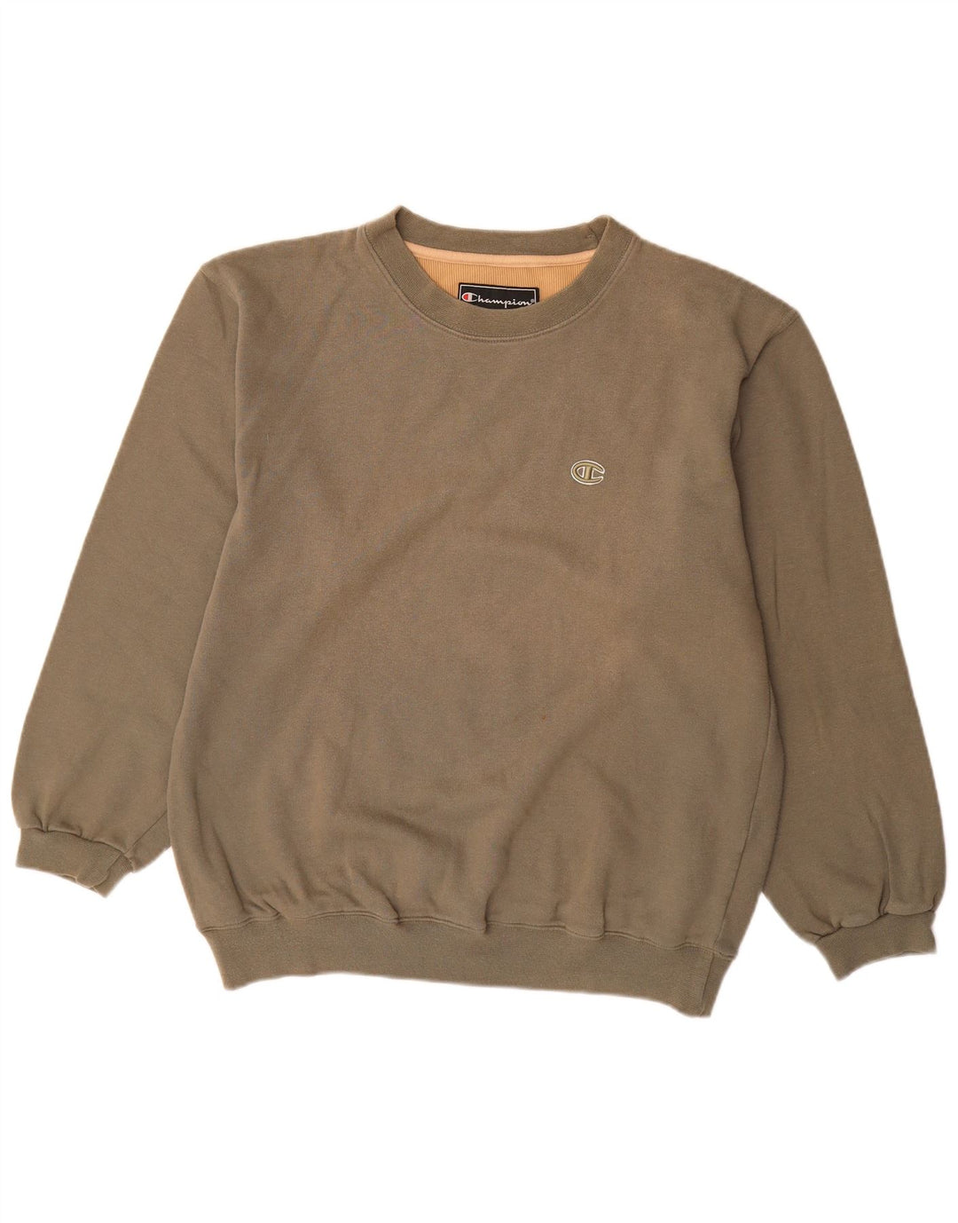 CHAMPION Herren-Sweatshirt-Pullover aus mittelbrauner Baumwolle