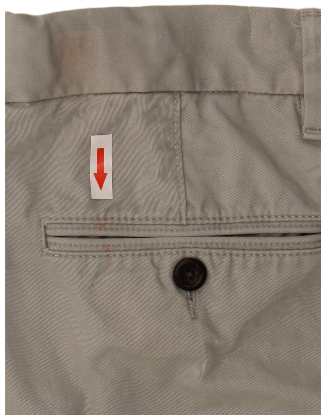 Marks & Spencer Herren Chinoshorts W34 Large Grau Baumwolle