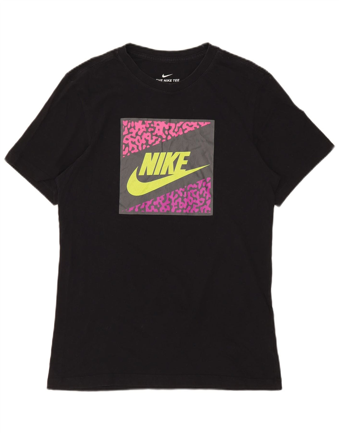 Nike Herren-T-Shirt mit Grafik, Größe S, schwarze Baumwolle