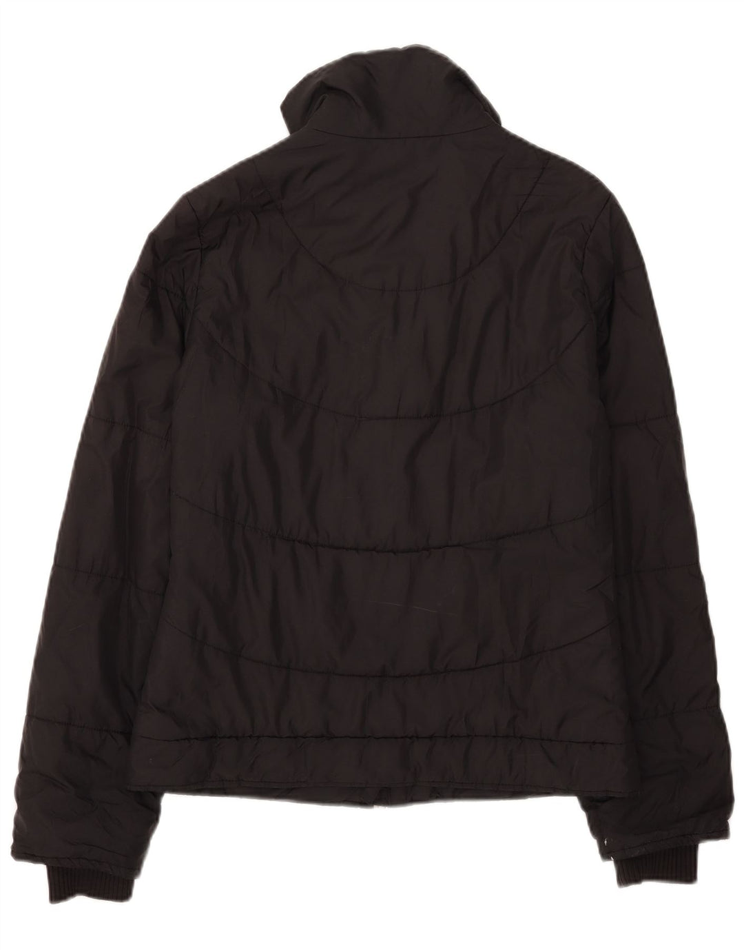 Puma Damen Wattierte Jacke UK 14 Large Schwarz