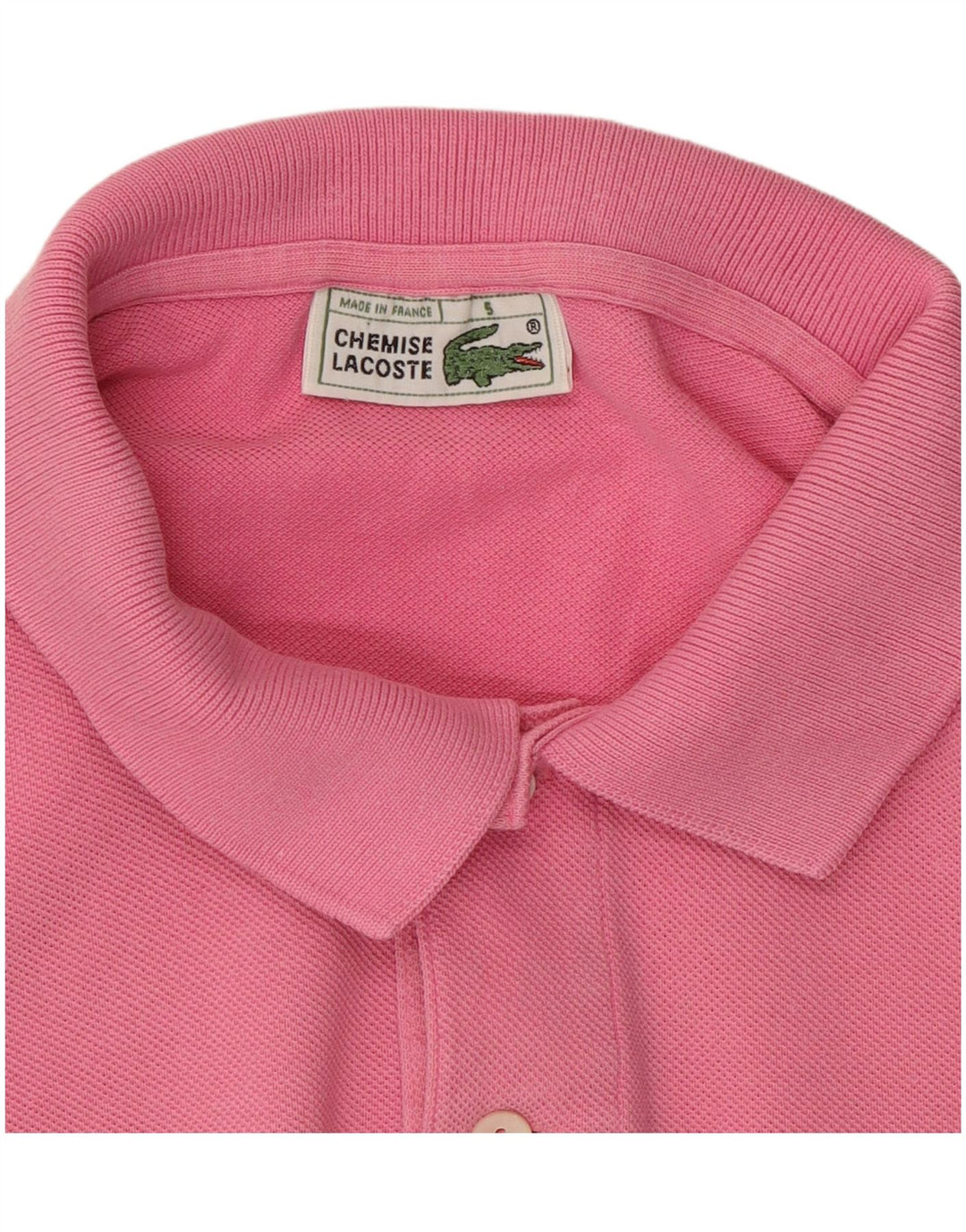 Lacoste Herren-Poloshirt, Größe 5, groß, Rosa