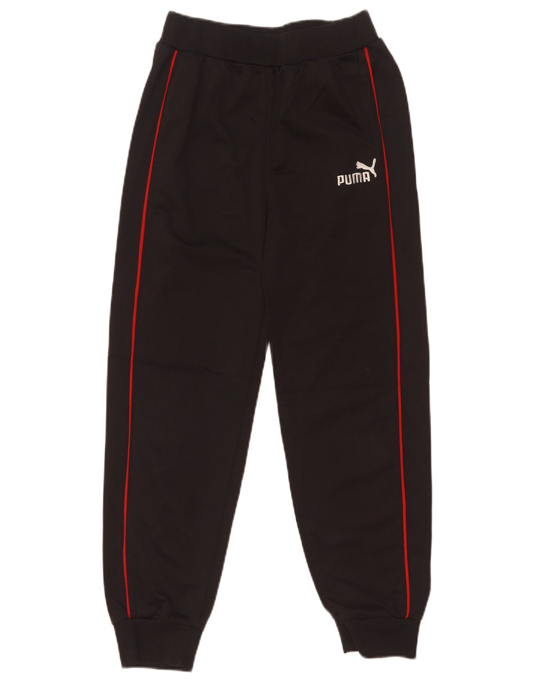 Puma Jungen-Trainingshose, Jogginghose, 11–12 Jahre, schwarzes Polyester