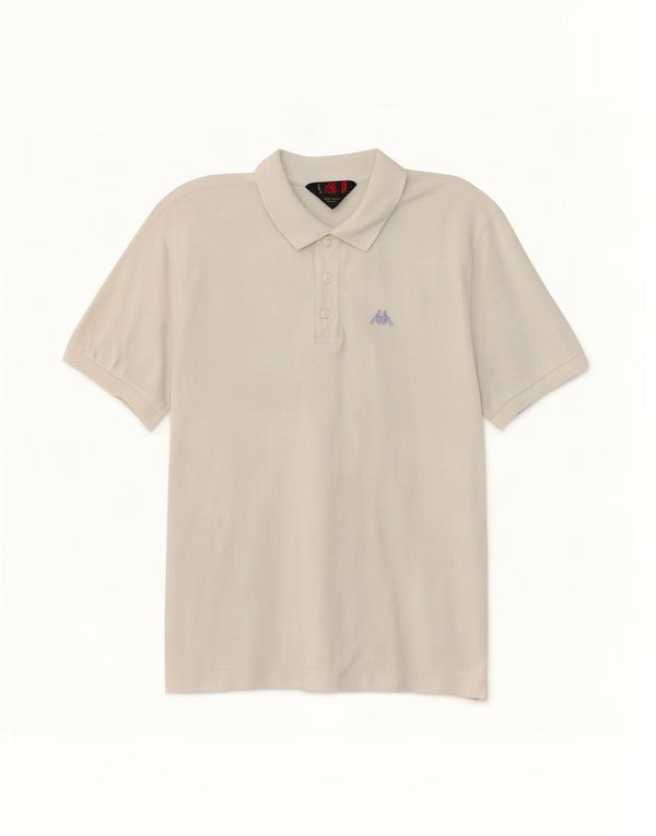 Kappa Damen Poloshirt UK 18 XL Weiße Baumwolle