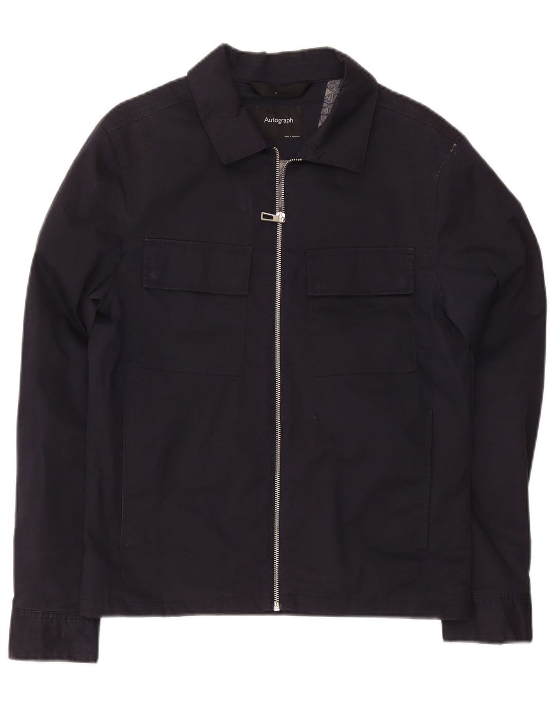 Marks & Spencer Herren Utility-Jacke UK 36 Small Marineblau