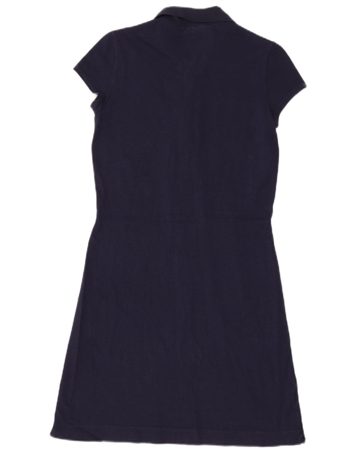 Lacoste Damen-Polokleid, Größe 40, mittelmarineblaue Baumwolle