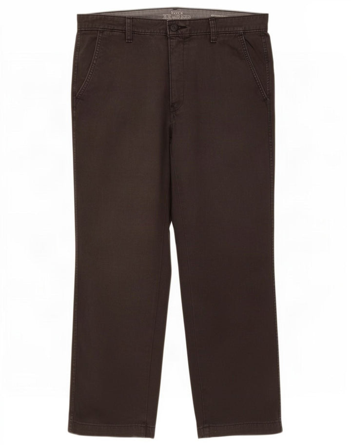 Levi's Herren Authentische Chinohose W34 L30 Graue Baumwolle