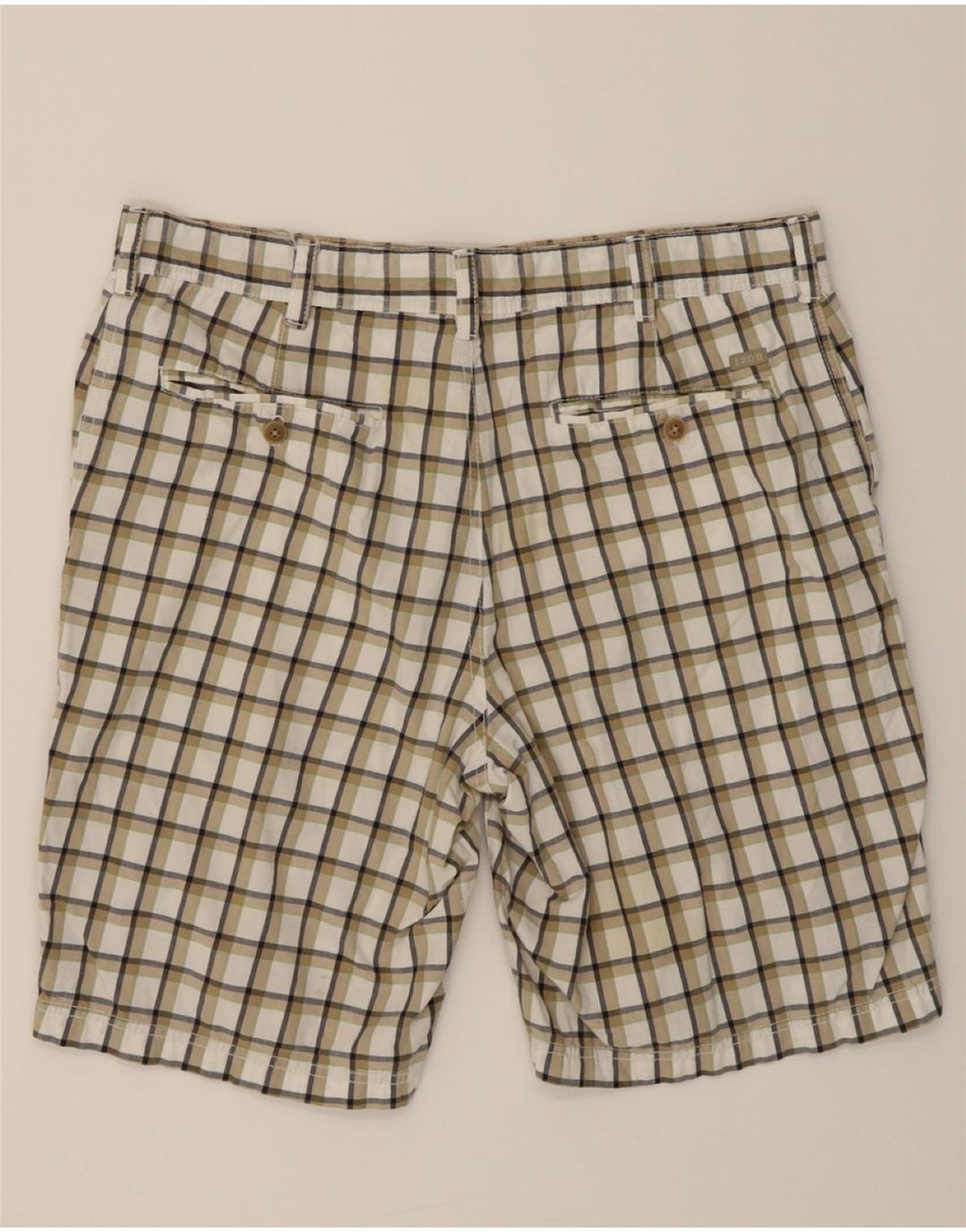 IZOD Mens Chino Shorts W36 Large  Multicoloured Check Cotton Vintage Izod and Second-Hand Izod from Messina Hembry 