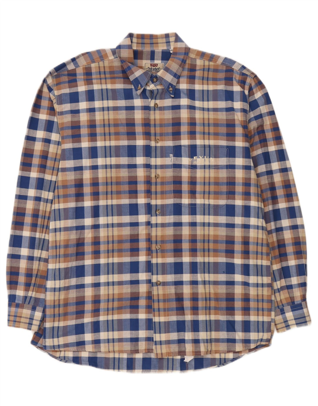 Levi's Herrenhemd XL Blau kariert