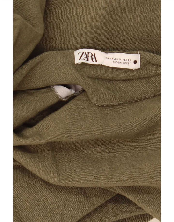 Zara Damen Midirock Medium W28 Khaki