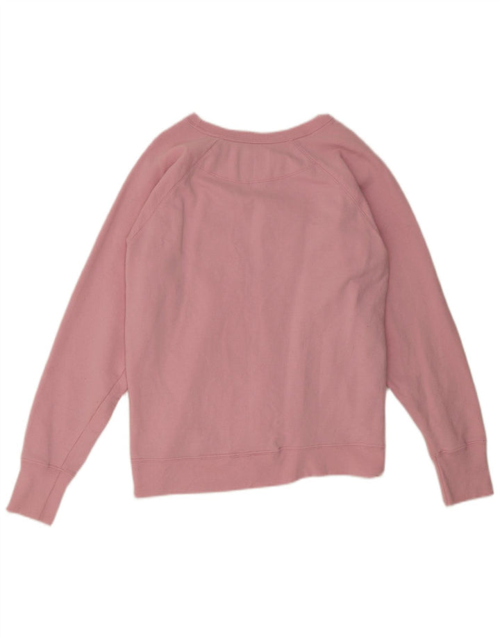 Champion Damen Grafik-Sweatshirt-Pullover UK 16 Large Pink Polyester
