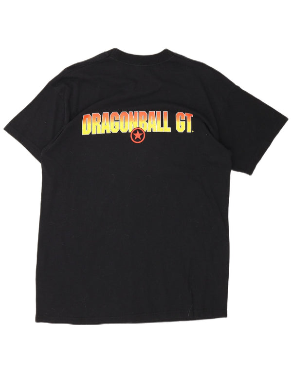 Vintage Herren Dragon Ball GT 1997 Grafik T-Shirt Top Medium Schwarz