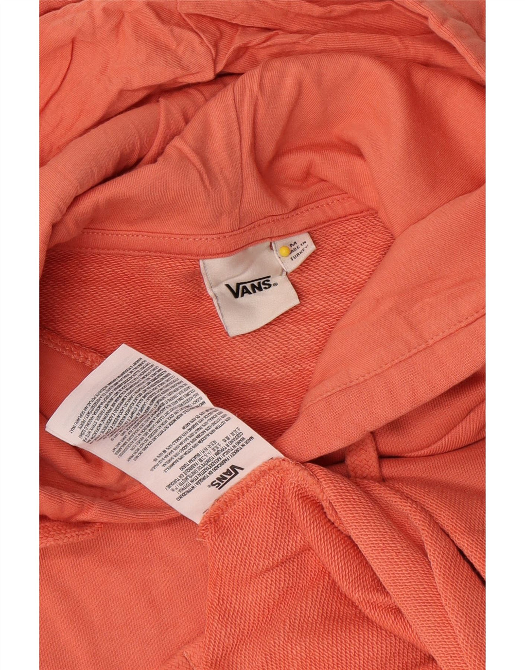 Vans Damen Kapuzenpullover UK 14 Mittelorange Baumwolle