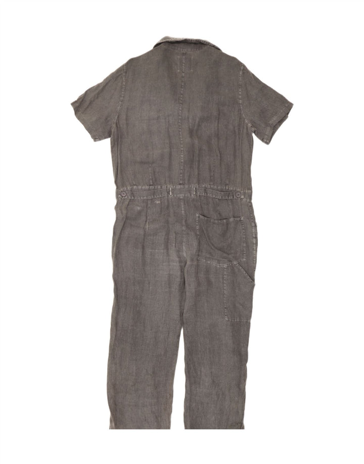 Zara Damen-Overall in Übergröße, UK 14, mittelgraues Leinen