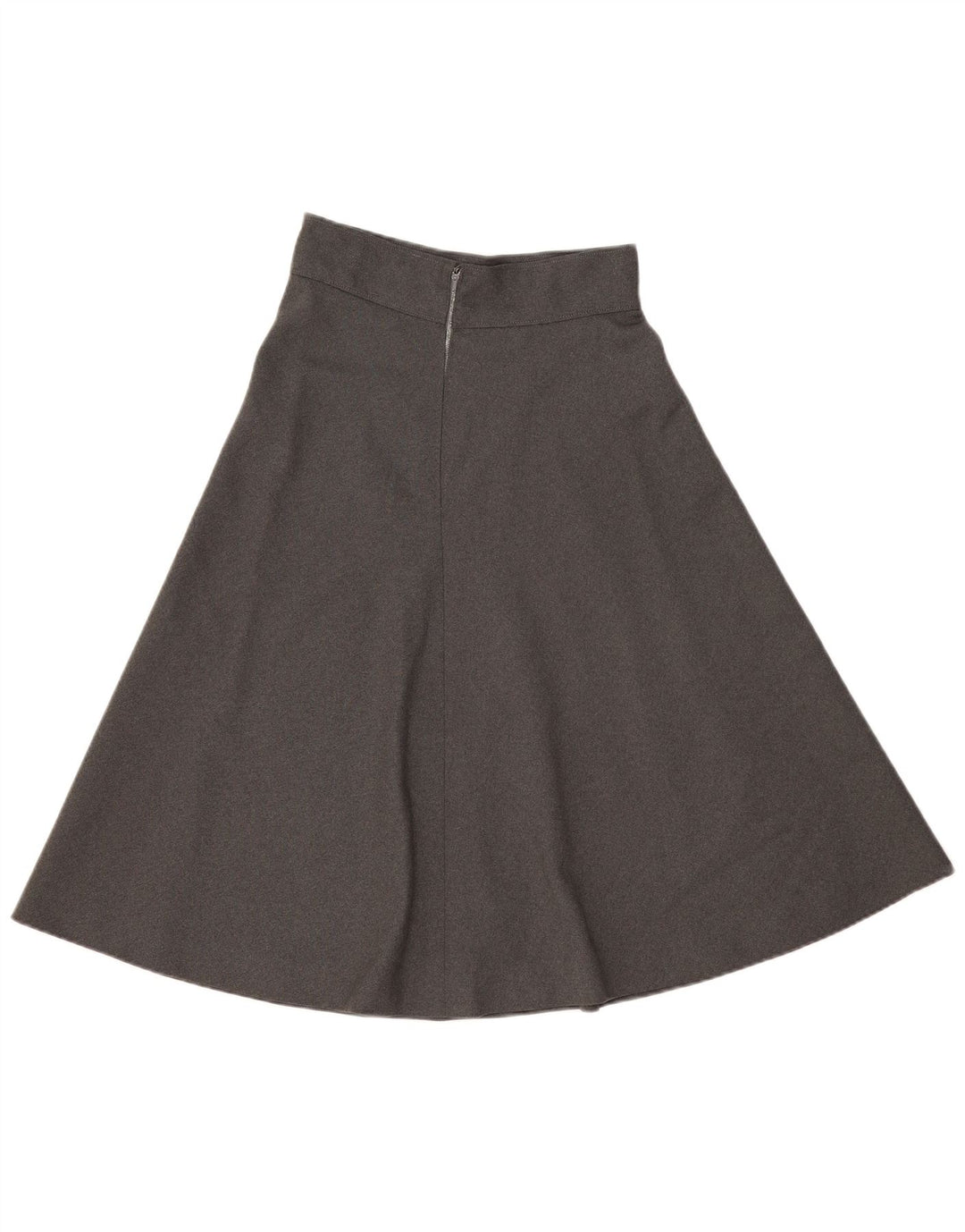Vintage Damen A-Linien-Rock mit hoher Taille, W28, Mittelgrau