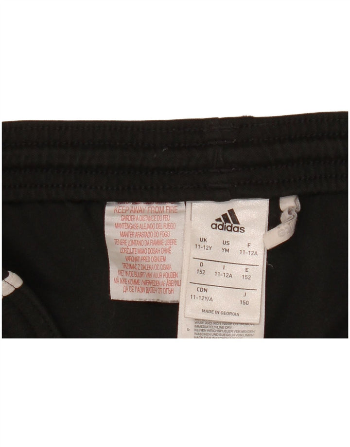Adidas Jungen Climalite Sportshorts 11–12 Jahre, schwarzes Polyester