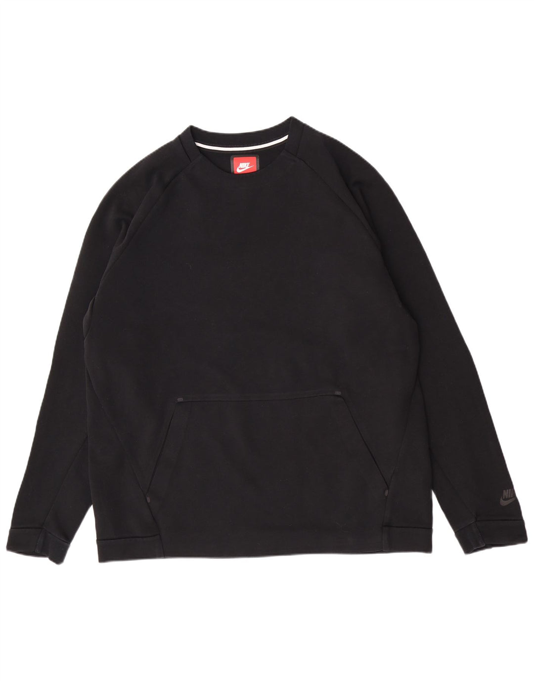 Nike Herren Sweatshirt Pullover XL Schwarz Baumwolle