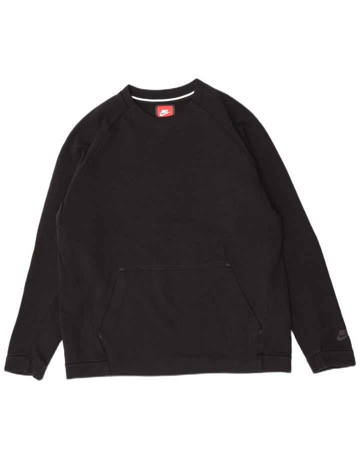 Nike Herren Sweatshirt Pullover XL Schwarz Baumwolle