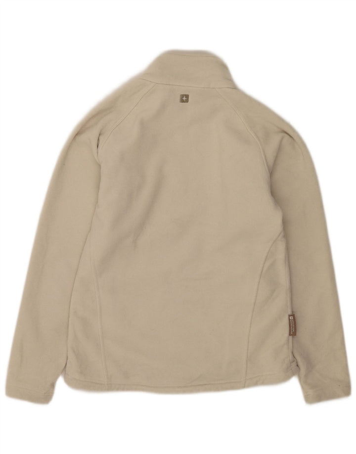 Mountain Warehouse Damen-Fleecejacke, UK 14, Medium, gebrochenes Weiß, Polyester
