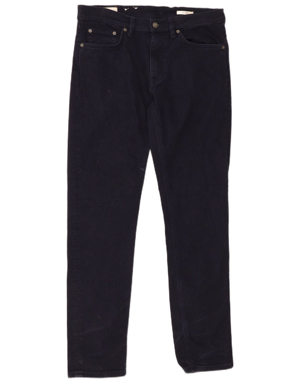 GANT Herren Slim Jeans W33 L32 Marineblaue Baumwolle