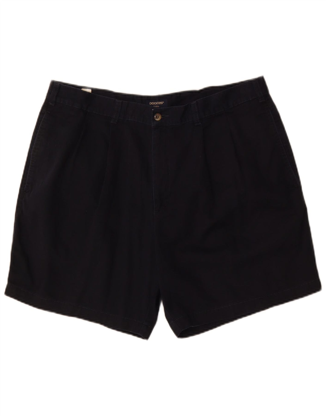 Dockers Herren Pegged Chino Shorts W38 XL Marineblaue Baumwolle