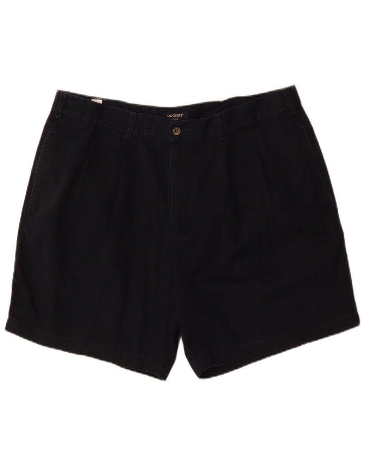 Dockers Herren Pegged Chino Shorts W38 XL Marineblaue Baumwolle