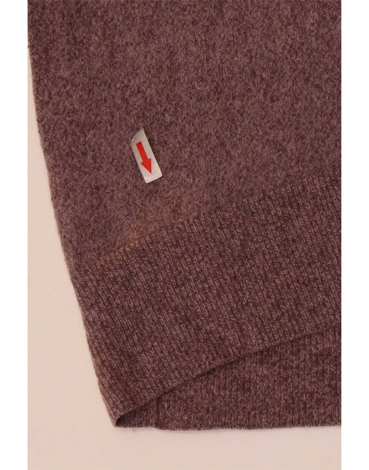 Massimo Dutti Damen-Pullover mit Rollkragen, Gr. 8, Größe S, graue Wolle