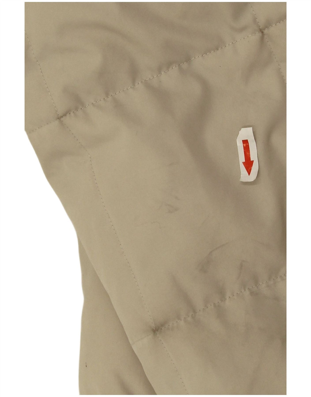 Sergio Tacchini Wattierter Damenmantel mit Kapuze UK 20 2XL Beige