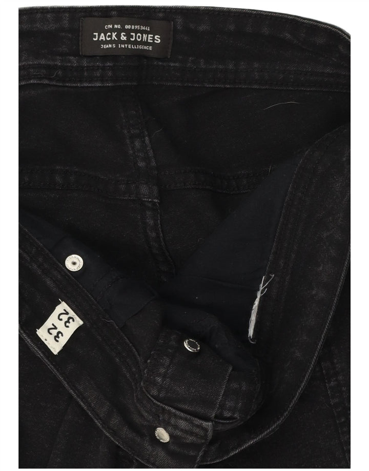 Jack & Jones Herren Tim Slim Jeans W32 L32 Schwarz