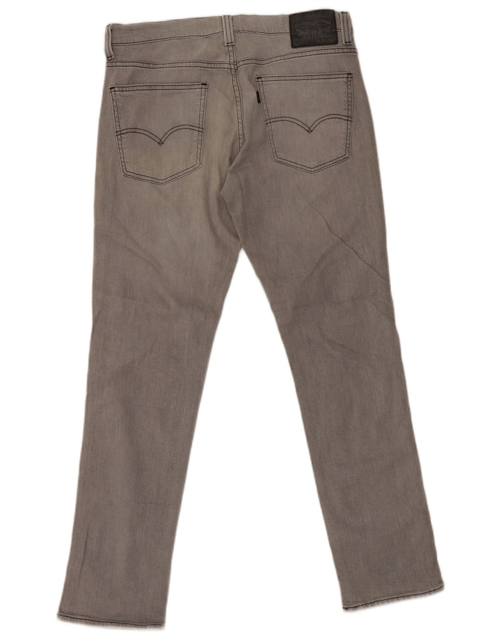 Levi's Herren 511 Tapered Slim Jeans W34 L32 Graue Baumwolle