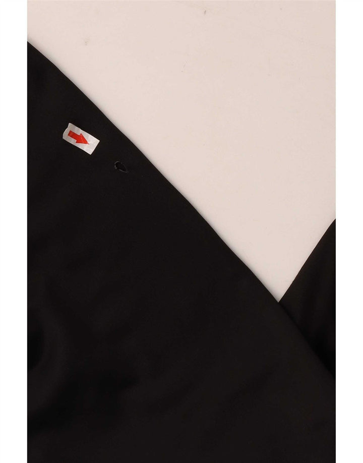 Emporio Armani Herren-Trainingsanzug mit grafischem Oberteil, groß, aus schwarzem Polyester
