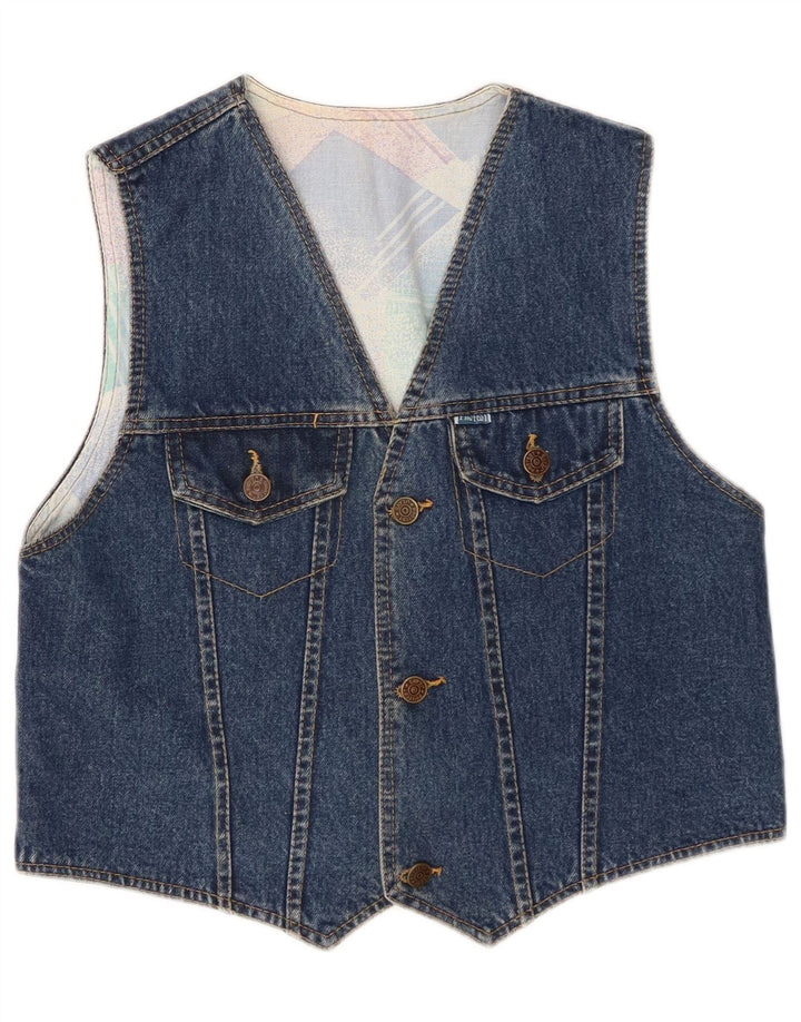 Protest Damen Jeansweste UK 12 Mittelblau