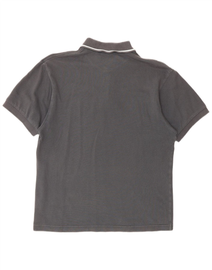 CHAMPION Herren-Poloshirt aus mittelgrauer Baumwolle