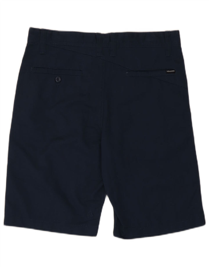 Volcom Herren Chinoshorts W29 Small Marineblau Polyester